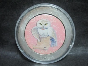 Medaille - Harry Potter 2002 "Eule Hedwig" farbl. PP   GS9755 - Picture 1 of 3