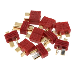 5 Pairs Non-slip Male Female T Plug Connectors, Fireproof - Picture 1 of 1