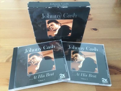 JOHNNY CASH "... At His Best" • 2 CD-Box • „Folsom Prison Blues" - Bild 1 von 4
