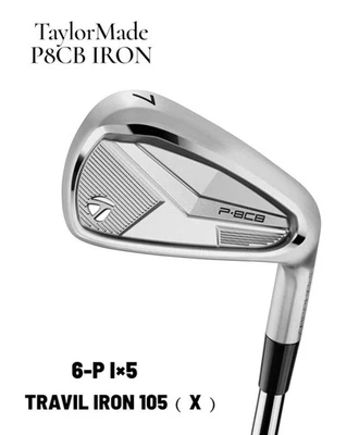 TaylorMade P8CB 2025 Iron Set 6-pw / TRAVIL IRON 105 X - Image 1 of 2