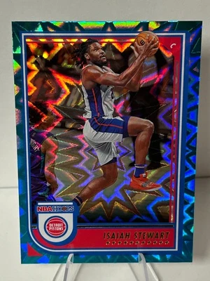 2022-23 Panini NBA Hoops - Isaiah Stewart #63 Teal Explosion - Image 1 of 2