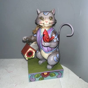 Jim Shore Heartwood Creek Cat Love Creatures Great And Small 4031225 With Tags - Picture 1 of 3