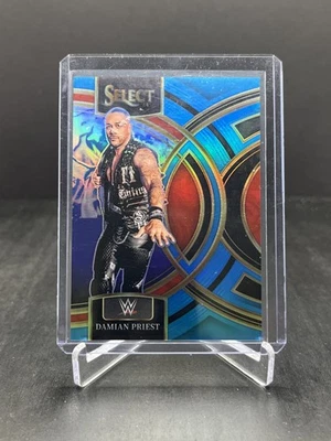 2024 Panini Select WWE Damian Priest Premier Level Blue 181/199 #107 - Image 1 of 2