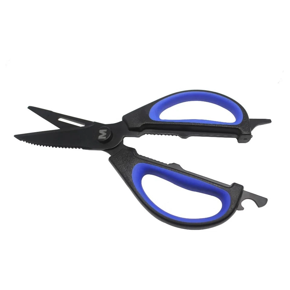 Mustad Bait Scissors Eco Forbice Multiuso Coltello Squamatore Apribottiglie 2026 - Immagine 1 di 1