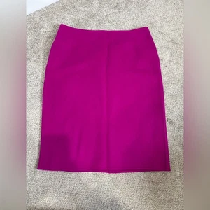 Gonna a matita Talbots rosa misto lana feltro donna taglia 8 business casual carriera - Foto 1 di 8