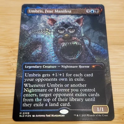 1x Umbris, Fear Manifest, Confetti Foil, Secret Lair Furby - 2339, Magic MTG NM - Image 1 of 3