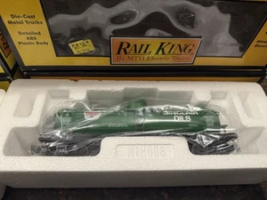 Carro cisterna semiscala MTH RailKing Sinclair - Foto 1 di 6