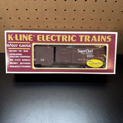 K-Line Classics K-64233 Santa Fe Super Chief Map Car No. 3 Box Car  - Image 1 of 4