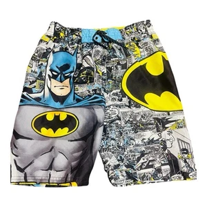 Batman Board Short Swim Trunks Bathing Suit Youth Boys Size Medium - Picture 1 of 5