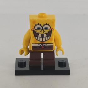 Lego Minifigure SpongeBob - Grin w/ Bottom Teeth bob021 - Krusty Krab 3833