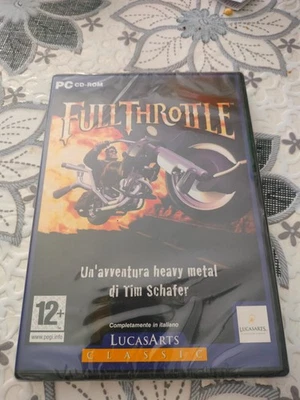 Full Throttle PC LucasArts Classic Nuovo New Sigillato ITA - Immagine 1 di 4