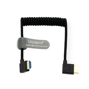 8K 4K 1080P HDMI to HDMI 2.1 Cables for Atomos Ninja V 48Gbps High Speed Coiled  - Picture 1 of 4
