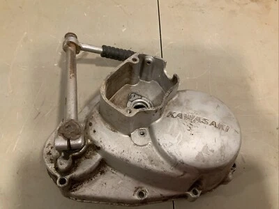 B12 Right Side Engine Motor Clutch Cover 1971-1975 Kawasaki MT1 75 KV75 - Image 1 of 4