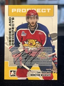 2006-07 In The Game Heroes And Prospects Autograph #ALB1 Luc Bourdon