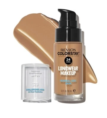 Revlon Beige Foundation ColourStay 320 True Beige Matte Moisture For Dry Skin. - Image 1 of 4