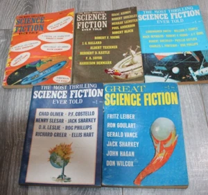 LOT OF 5  THE MOST THRILLING SCIENCE FICTION EVER TOLD   1960'S  Magazine LOT - Picture 1 of 5