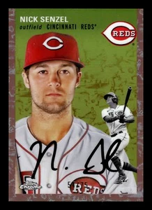 2023 TOPPS CHROME PLATINUM NICK SENZEL ROSE GOLD TOILE REFRACTOR /75 REDS #267 - Picture 1 of 2
