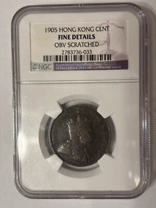 1905 Hong Kong Cent - Picture 1 of 2