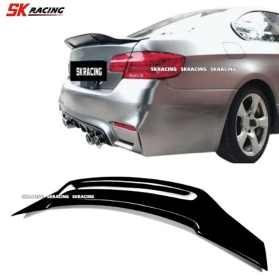 Alerón trasero negro brillante para BMW E92 cupé 328i 335i M3 2006-2012 Foto 1 de 4