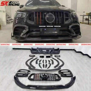FOR Mercedes Benz GLE53 63 2021-2023 2024+ Carbon Fiber Front Rear Lip Body kits - Picture 1 of 17