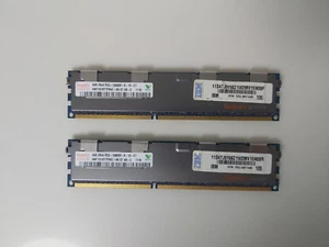 8GB (2X4GB) Hynix 2Rx4 PC3-10600R HMT151R7TFR4C-H9 Server Memory - Picture 1 of 3