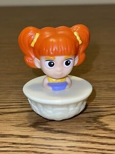 Orange Hair Girl In Tea Cup Movie Character Toy Figure Mini Amal