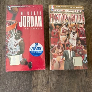 The Chicago Bulls 1995-96 Championship Michael Jordan 23 VHS Kassetten BEIDE VERSIEGELT - Bild 1 von 8