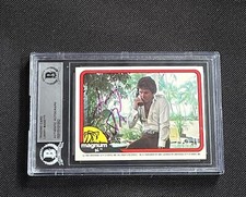 LARRY MANETTI 1983 DONRUSS MAGNUM P.I. SIGNED AUTOGRAPHED CARD BAS AUTHENTIC