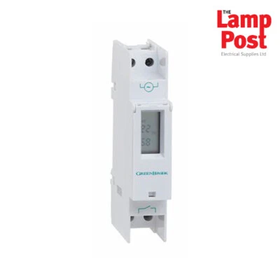 Greenbrook T80-C Digital DIN Rail Mounting Time Switch 7 Day / 24 Hour - Image 1 of 2