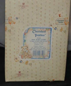1992 Cherished Teddies, Josh, Maria & Baby, with original box - Picture 1 of 9