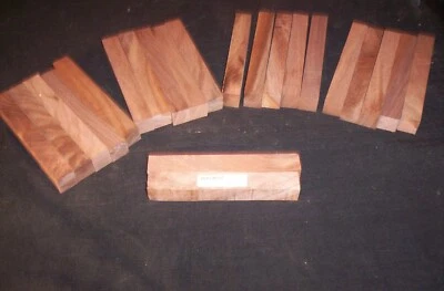 22 Piece Black Walnut Pen Blanks 3/4 x 3/4 x 5" Lathe Turning Craft Wood Lumber - Image 1 of 3
