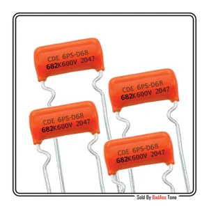 Sprague Orange Drop .0068uf 600V - Usado para tapa de tono o sangrado agudo - Cantidad: (4) - Imagen 1 de 3