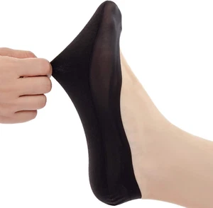 Womens No Show Thin Socks Cotton Nylon Low Cut Liner Non Slip Hidden Invisible  - Picture 1 of 7