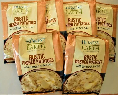 Paquete de 6 puré de papas rústicas IDAHOAN Honest Earth con mantequilla y sal marina 26 oz ea. Foto 1 de 4