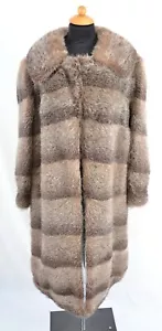 Nutria Pelzmantel Pelz Mantel Spitznutria Echtfell Gr. L Fur Coat A4935 - Bild 1 von 10
