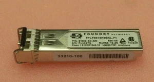 Foundry Networks 1GbE SFP Optical Transceiver Module E1MG-SX-OM FTLF8519P2BNL-F1 - Picture 1 of 4