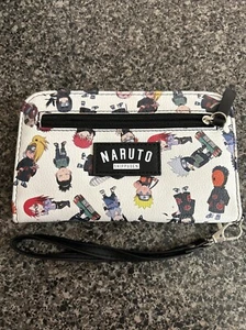 Naruto Shippuden Chibi Characters Tech Wallet Wristlet NWOT - Picture 1 of 11