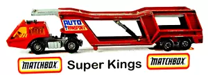 Matchbox Super-Kings K-10 FUTURISTIC AUTO CAR Transport Artic. Truck & Trailer - Picture 1 of 22