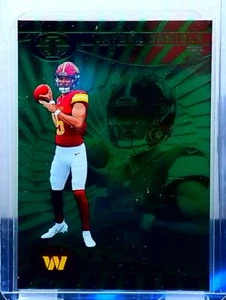 2024 Panini Illusions Jayden Daniel’s Rookie Emerald Green No. 93 - Bild 1 von 2