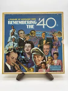 Remembering The 40's Nostalgic Hits 8 LP Album Set 1977 Vintage Readers Digest - Foto 1 di 24