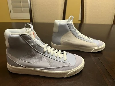 Nuevo Nike Blazer Mid 77 Azul Claro Blanco Tenis Zapatos Talla US 6.5Y / 8 W Foto 1 de 4