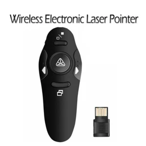 2,4 GHz USB Wireless Powerpoint PP Clicker Presentatore Puntatore Presentatore Penna Telecomando - Foto 1 di 9