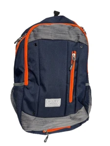 Hooey Rockstar Backpack Navy/Gray/Orange has Padded Laptop Sleeve-New with Tags! - Photo 1/9