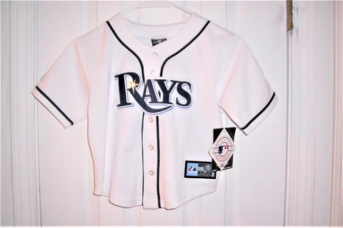 Majestic Evan Longoria Tampa Bay Rays Kids 7 Home White Jersey NWT Cover