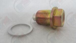Magnetic Oil Drain Sump Plug MDP581 w/Seal 5.9L 6.7L for Dodge Cummins Diesel