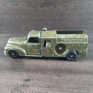 Vintage Hubley Kiddie Toy No. 479 Green Bell Telephone Truck Made In USA  - Picture 1 of 10
