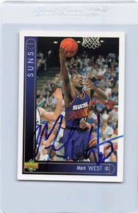 1993/94 Upper Deck #80 Mark West Suns Signed Auto *K5008 - Picture 1 of 2