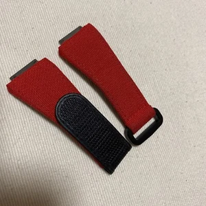 Richard Mille 59-01M 89MF Genuine Red hook and loop closure Strap - Picture 1 of 11