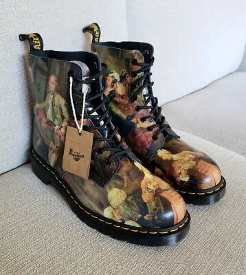 Dr. Martens Museo Colección Hogarth 1460 Pascal Botas con Cordones Unisex M 11 W 12 Foto 1 de 4