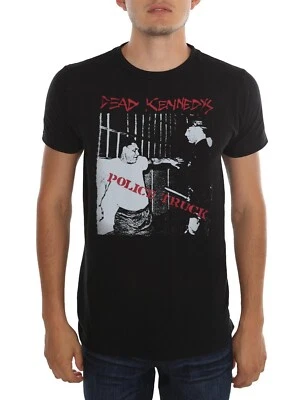 Camisa negra con gráfico de camión de policía Dead Kennedys para hombre nueva con etiquetas S, M Foto 1 de 4